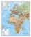 Europe Middle East Africa (EMEA) Physical Map (Canvas)
