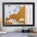 Scratch Europe Print A3 (Pinboard & Wood frame - Black)