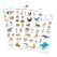 Illustrated Animals and Landmarks Stickers (Other)