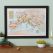 Scratch Off European Wine Print (Pinboard & wood frame - Black)