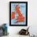 Scratch Off Adrenaline Junkie Print (Pinboard & wood frame - Black)