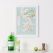 Scratch Off UK Gin Distilleries Print (Pinboard & wood frame - White)