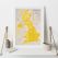 UK as Art Map - Daffodil