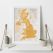 UK as Art Map - Saffron