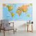 Huge World Wall Map Political (Paper Single Side Lamination)