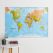 Large World Wall Map Political (Paper Single Side Lamination)