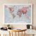 Executive World Wall Map Political
