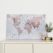 Medium Executive World Wall Map Political (Canvas)