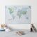 Glow in the Dark World Map (Silk Art Paper)