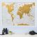 Scratch the World�� map print