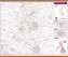 Nottingham and Derby Postcode Sector Map (Wooden hanging bars)