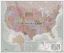 Large Executive USA Wall Map (Pinboard)