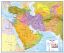 Large Middle East Wall Map Political (Pinboard)