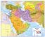 Middle East Wall Map Political