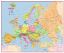 Primary Europe Wall Map Political