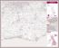 Brighton Postcode Sector Map (Pinboard & framed - Silver)