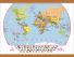 Match The Flags World Map (Wooden hanging bars)