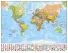 Small World Wall Map Political with flags (Raster digital)