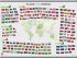 Flags of the World poster (Rolled Canvas with Hanging Bars)