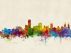 Adelaide Australia Watercolour Skyline