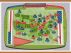 Large American Football Stadiums Map (Wooden hanging bars)
