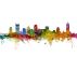 Nashville Tennessee Watercolour Skyline