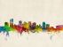 Phoenix Arizona Watercolour Skyline