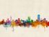 Pretoria South Africa Watercolour Skyline