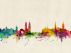 Zurich Switzerland Watercolour Skyline