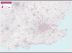 South East England Postcode District Map (Hanging bars)