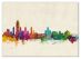 Medium Albany New York Watercolour Skyline (Canvas)