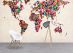 Wallpaper Butterflies Art Map of the World