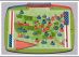 Large American Football Stadiums Map (Rolled Canvas with Hanging Bars)