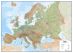 Europe Wall Map Physical