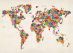 Flower Map of the World