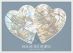 Personalised Postcodes Couples Print (Wood Frame - White)