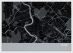 Small Rome City Street Map Print Charcoal (Wood Frame - White)