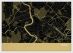 Small Rome City Street Map Print Straw (Wood Frame - White)