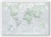 Medium The World Is Art - Wall Map Rustic (Canvas)