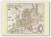 Small Vintage Gerard Mercator Europe Map 1606 (Canvas)