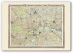 Medium Vintage London Map from the Royal Atlas 1898 (Canvas)