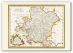 Medium Vintage Map of Franconia (Canvas)