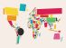 World Map Abstract