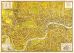 Small A-Z Pictorial Canvas Map Central London 1938 (Rolled Canvas - No Frame)