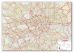 Large Central London street Wall Map (Canvas)