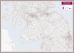 Central Scotland and Northumbria Postcode District Map (Pinboard & framed - Silver)