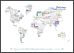 Large Personalised Our Bucket List World Map (Wood Frame - Black)