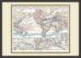 Medium Vintage British Empire World Map 1896 (Wood Frame - Black)