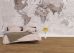 Neutral World Map Wallpaper