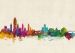 Albany New York Watercolour Skyline